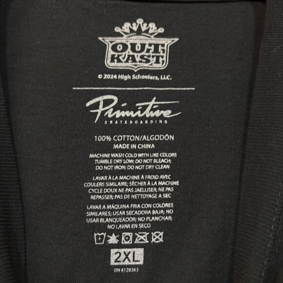Primitive x Outkast Headline Oversized T-Shirt 2XL - Picture 4 of 4